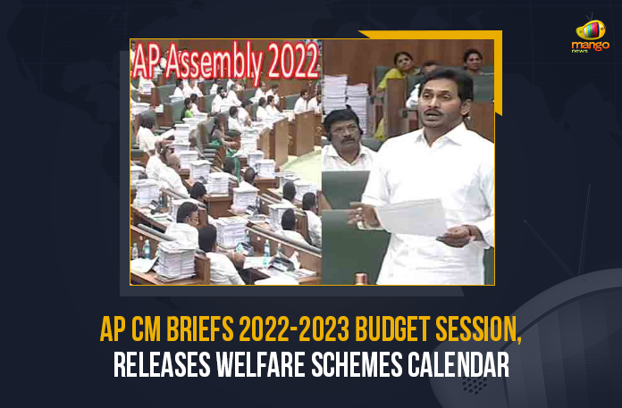 2023 Ap Calendar Ap Cm Briefs 2022-2023 Budget Session Releases Welfare Scheme Calendar