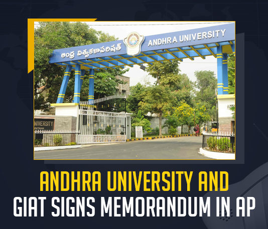 Andhra University And GIAT Signs Memorandum In AP,GIAT Signs Memorandum In AP,Andhra University Signs Memorandum In AP,Andhra University and GAIT a global technology company with world-class MRV technology for nature-based solutions,nature-based solutions,world-class MRV technology,GAIT a global technology company,Green Artificial Intelligence Technology,measurement, reporting, verification,collaboration would now focus on research and development into nature-based solutions,Memorandum of Understanding,Mango News,