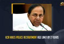 KCR Hikes Police Recruitment Age Limit By 2 Years, CM KCR Decided to Increase the Upper Age Limit for 2 Years in Police Dept Posts Recruitment, KCR Decided to Increase the Upper Age Limit for 2 Years in Police Dept Posts Recruitment, Telangana CM KCR Decided to Increase the Upper Age Limit for 2 Years in Police Dept Posts Recruitment, Increase the Upper Age Limit for 2 Years in Police Dept Posts Recruitment, Police Dept Posts Recruitment, 2 Years in Police Dept Posts Recruitment, Police Dept Posts Recruitment Age Limit Extended, Police Dept Posts Recruitment Age Limit Has Been Extended for 2 Years, Police Dept Posts Recruitment News, Police Dept Posts Recruitment Latest News, Police Dept Posts Recruitment Latest Updates, Police Dept Posts Recruitment Live Updates, Upper Age Limit, CM KCR, KCR, Telangana CM KCR, K Chandrashekar Rao, Chief minister of Telangana, K Chandrashekar Rao Chief minister of Telangana, Telangana Chief minister, Telangana Chief minister K Chandrashekar Rao, Mango News,