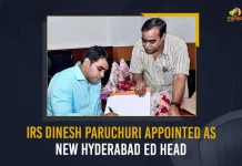 Dinesh Paruchuri is appointed as additional director on deputation in the directorate, IRS Dinesh Paruchuri Appointed As New Hyderabad ED Head, Dinesh Paruchuri Indian Revenue Service officer, Indian Revenue Service officer Dinesh Paruchuri, Aditional Director of the Hyderabad Enforcement Directorate, Hyderabad Enforcement Directorate Aditional Director, New Hyderabad ED Head, Director of the Enforcement Department, IRS Dinesh Paruchuri, Dinesh Paruchuri News, Dinesh Paruchuri Latest News, Dinesh Paruchuri Latest Updates, Dinesh Paruchuri Live Updates, Mango News,