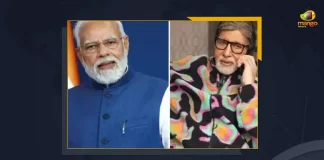 PM Modi Extends Wishes To Bollywood Superstar Amitabh Bachchan On His 80th Birthday, PM Modi Extends Wishes To Veteran Actor Amitabh Bachchan, Amitabh Bachchan 80th Birthday, Amitabh Bachchan Birthday, PM Modi Wishes Amitabh Bachchan, Mango News, Mango News Telugu, Bollywood Superstar Amitabh Bachchan Birthday, Amitabh Bachchan Birthday Completed 80 Years, Celebrities Wished Amitabh Bachchan Birthday , Amitabh Bachchan Birthday, Amitabh Bachchan Latest News And Updates, Amitabh Bachchan Bollywood