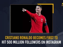 Cristiano Ronaldo Becomes First To Hit 500 Million Followers On Instagram,Cristiano Ronaldo Hit 500 Million Followers,500 Million Followers Instagram,Cristiano Ronaldo,Mango News,Mango News Telugu,Cristiano Ronaldo Latest News and Updates,Cristiano Ronaldo Instagram,Cristiano Ronaldo Instagram 500 Million Followers,500 Million Followers For Cristiano,Cristiano Ronaldo,Cristiano Ronaldo Football Legend,Cristiano Ronaldo Net Worth,Cristiano Ronaldo Net Worth $1 Billion,Cristiano Ronaldo Portugal,Cristiano Ronaldo Portugeese Football Player