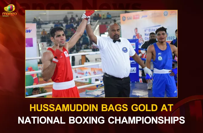 Hussamuddin Bags Gold At National Boxing Championships, National Boxing Championships, Hussamuddin Bags Gold, gold medal at the National Boxing Championship, Commonwealth Games bronze medalist, Railway Sports Promotion Board, 6th Elite Men’s National Boxing Championships, National Boxing Championship News, National Boxing Championship Latest News And Updates, National Boxing Championship Live Updates, Mango News