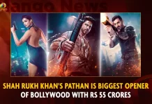 Shah Rukh Khan's Pathan Is Biggest Opener Of Bollywood With Rs 55 Crores,SRK’s Pathan,Pathan Sets Record Of Advance Booking,Pathan Advance Booking Tickets,Mango News,Pathaan,Srk Pathan,Shah Rukh Khan Upcoming Movies,Shah Rukh Khan Songs,Shah Rukh Khan Son,Shah Rukh Khan Pathan,Shah Rukh Khan Movies List,Shah Rukh Khan Movies,Shah Rukh Khan,Shah Rukh Khan,Pathan Trailer,Pathan Teaser,Pathan Srk,Pathan Release Date,Pathan Movie Release Date,Pathan Movie,Pathan Budget,Pathaan Trailer,Pathaan Showtimes,Pathaan Reviews,Deepika Padukone,Brahmastra Shah Rukh Khan