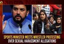 Sports Minister Meets Wrestler Protesting Over Sexual Harassment Allegations,Sports Minister Meets,Sports Minister Meets Wrestler,Protesting Over Sexual Harassment,Sexual Harassment Allegations,Mango News,Indian Wrestlers Continues,Their Stage Protest,Against WFI President,Brij Bhushan Sharan Singh,Jantar Mantar,National Politics News,National Politics And International Politics,National Politics Article,National Politics In India,National Politics News Today,National Post Politics,Nationalism In Politics,Post-National Politics,Indian Politics News,Indian Government And Politics,Indian Political System,Indian Politics 2023,Recent Developments In Indian Politics,Shri Narendra Modi Politics,Narendra Modi Political Views,President Of India,Indian Prime Minister Election