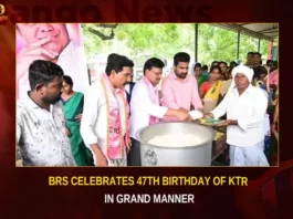 BRS Celebrates 47th Birthday Of KTR In Grand Manner,BRS Celebrates 47th Birthday,47th Birthday Of KTR,Birthday Of KTR In Grand Manner,Mango News, Telangana IT Minister KTR to give laptops, Telangana Minister KTR, Telangana Minister KTR Latest News, Telangana Minister KTR Latest Updates, Telangana Minister KTR Live News, Telangana Minister KTR To Help 47 Orphans On His 47th Birthday, Upon turning 47 KTR pledges,47th Birthday KTR,47th Birthday Of KTR Latest News,47th Birthday Of KTR Latest Updates,47th Birthday Of KTR Live News